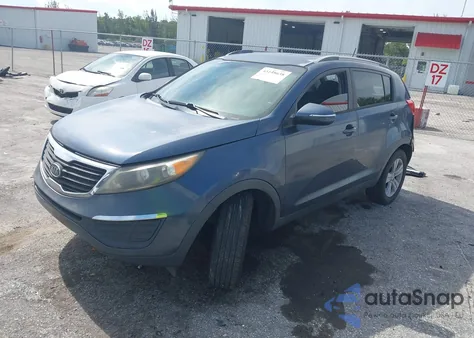 2012 Kia Sportage Lx from USA, damaged, VIN KNDPB3A22C7207737